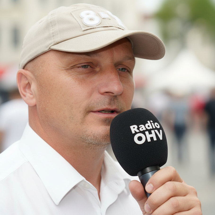 Außenübertragung bei einem Stadtfest